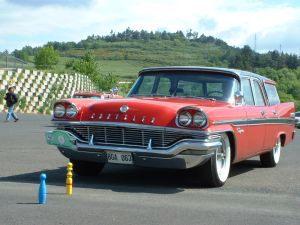 Chrysler NY 57 pendant le jeu